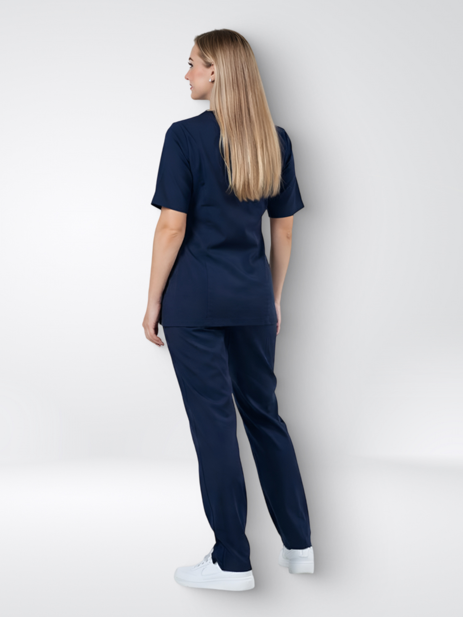 Костюм Lycra на молнии кор/рукав Темно синий (Lazivert) XXL